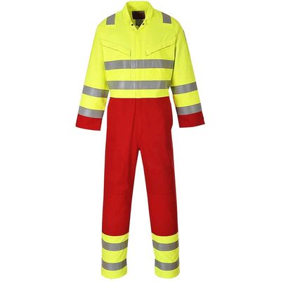 BizFlame Mens Pro Flame Resistant Services Coverall