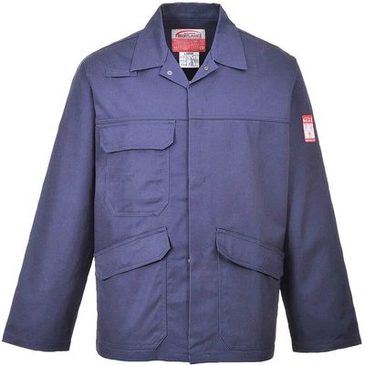 BizFlame Pro Mens Flame Resistant Jacket Navy 2XL