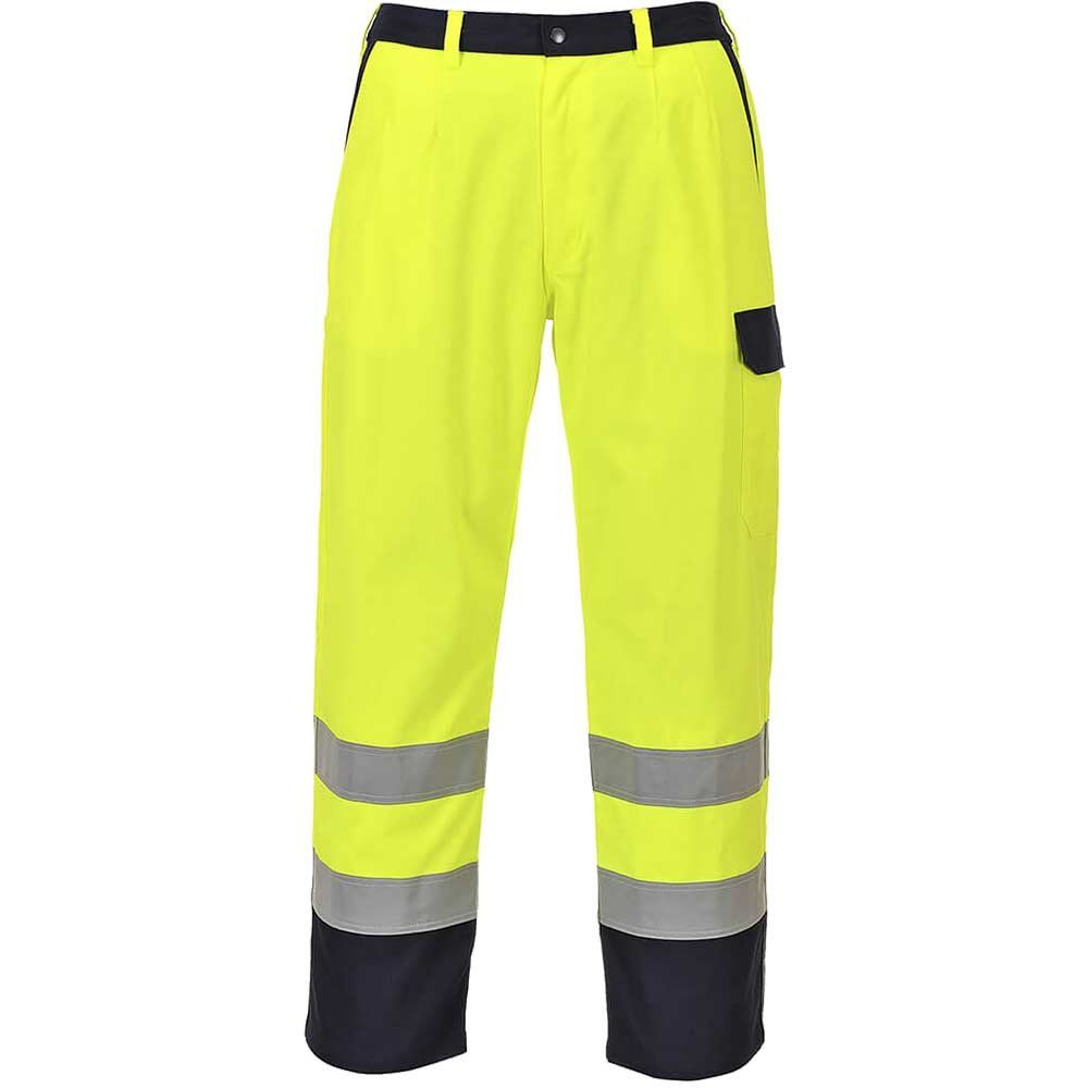 BizFlame Pro Mens Flame Resistant Trousers Yellow S - Image 1
