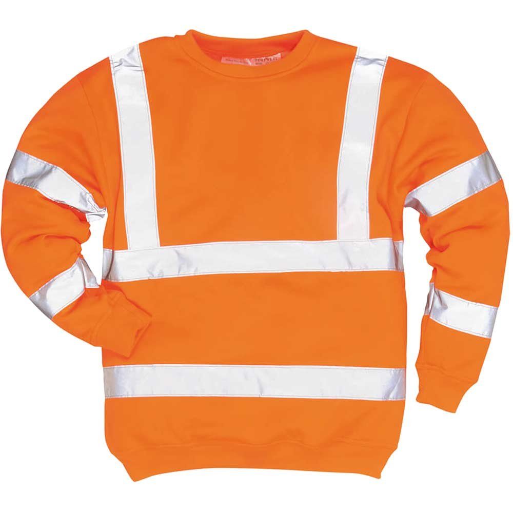 Portwest Class 3 Hi Vis Jumper Orange XS - Image 1