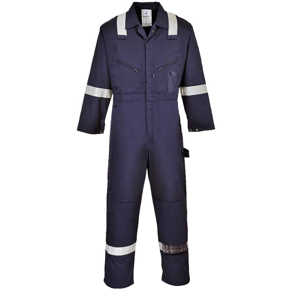 Portwest C814 Iona Cotton Coverall Navy M - Image 1