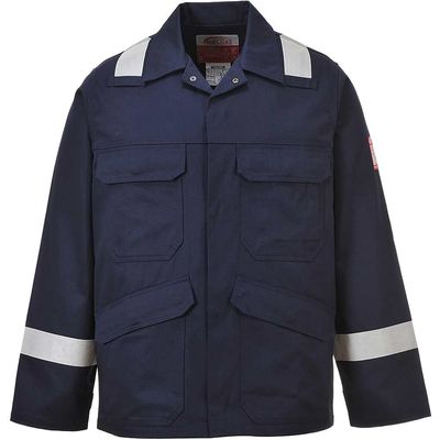 BizFlame Mens Flame Resistant Jacket Navy L