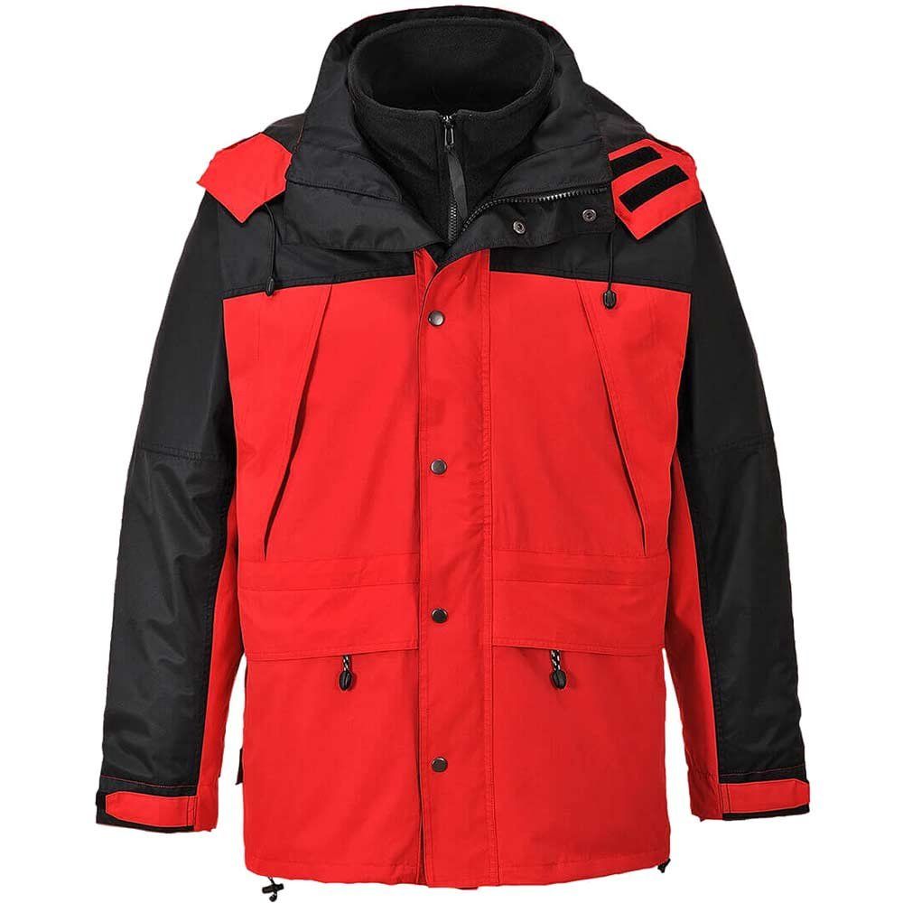 Orkney Mens 3-in-1 Breathable Jacket Red M - Image 1