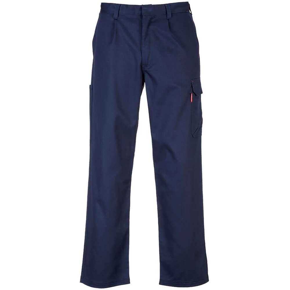 BizWeld Flame Resistant Cargo Pants Navy Blue S 31" - Image 1