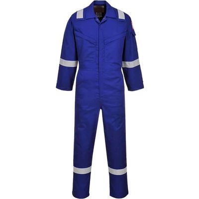 Araflame Silver Flame Resistant Coveralls Royal Blue 46" 31"