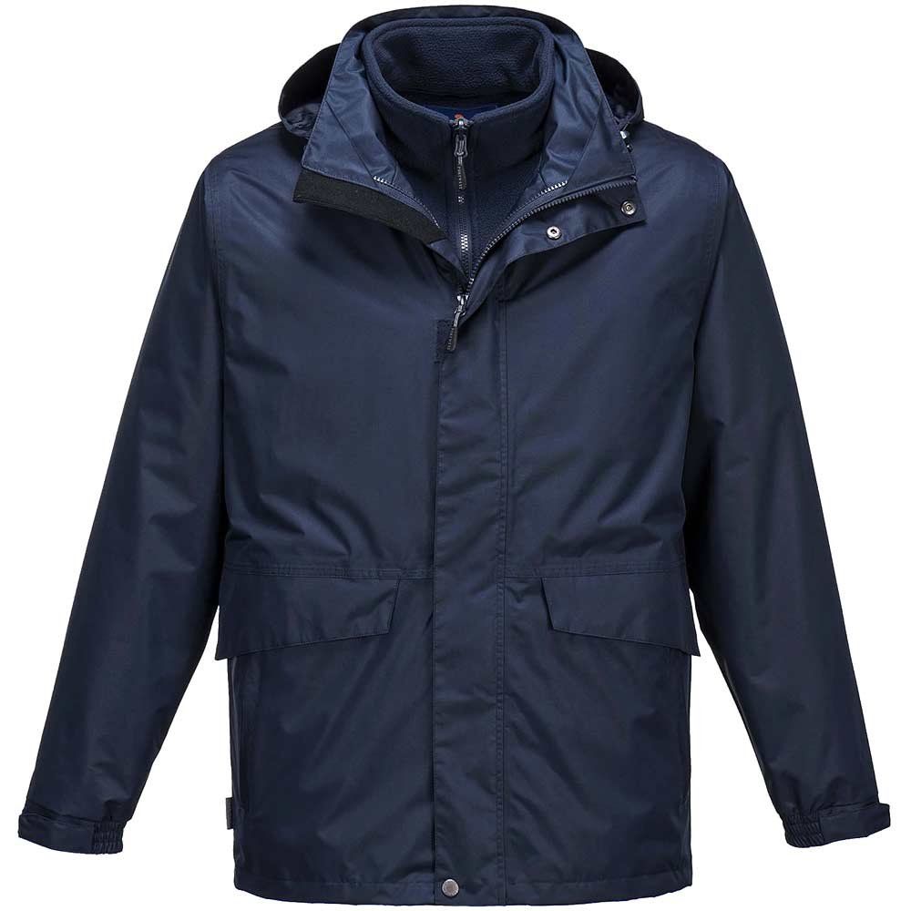Portwest Argo Breathable 3 in 1 Jacket Navy 2XL - Image 1