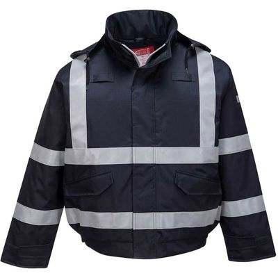 BizFlame Bomber Jacket Navy 2XL
