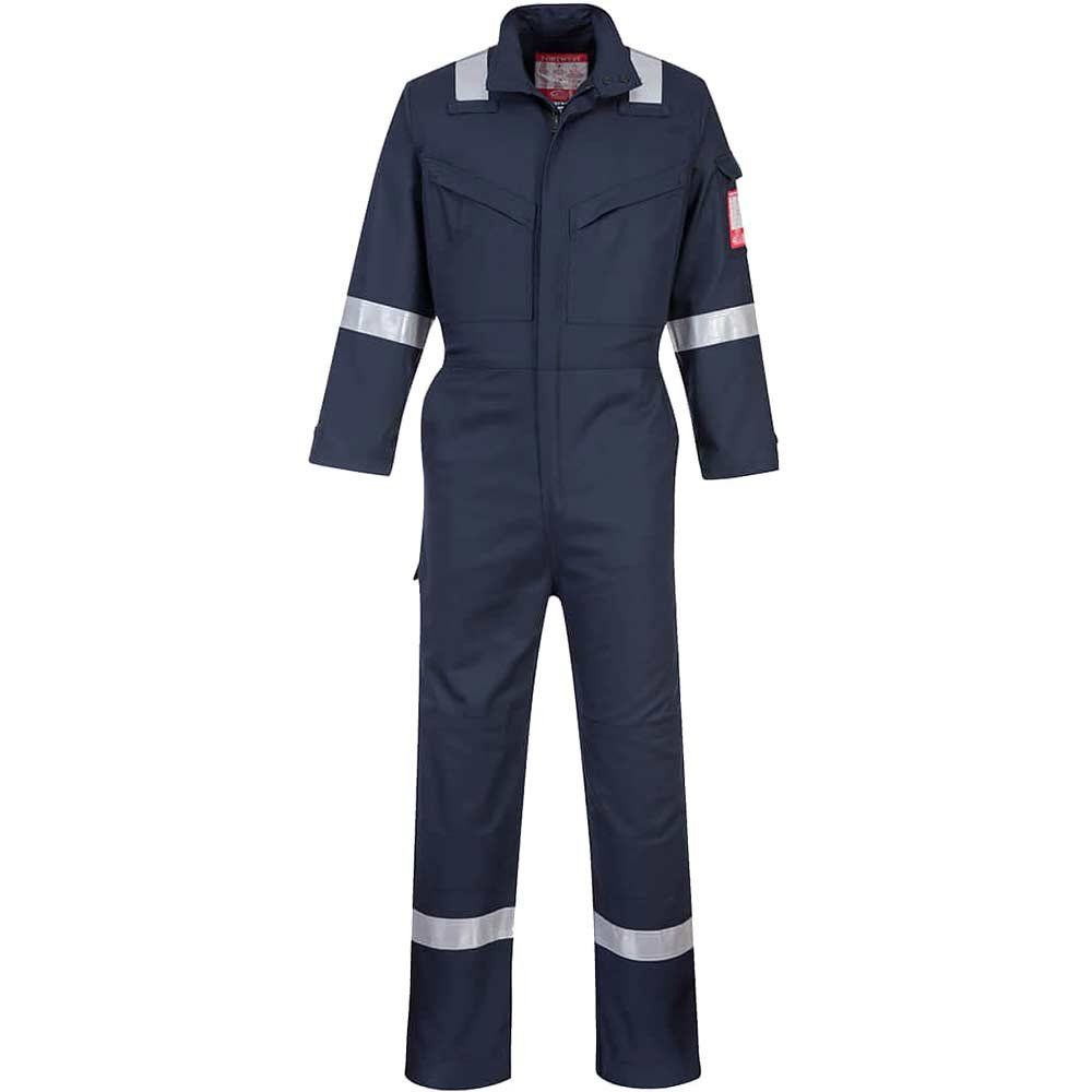 BizFlame Ultra Flame Resistant Coverall Navy S - Image 1