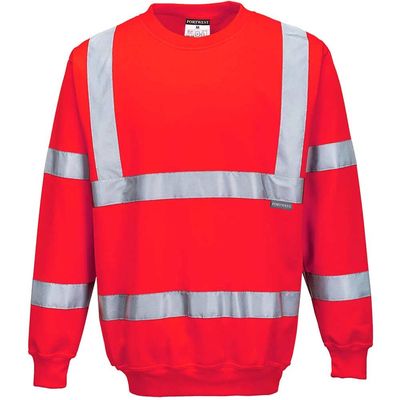 Portwest Class 3 Hi Vis Jumper Red L