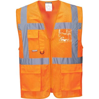 Portwest Athens Hi Vis MeshAir Executive Vest Orange 2XL
