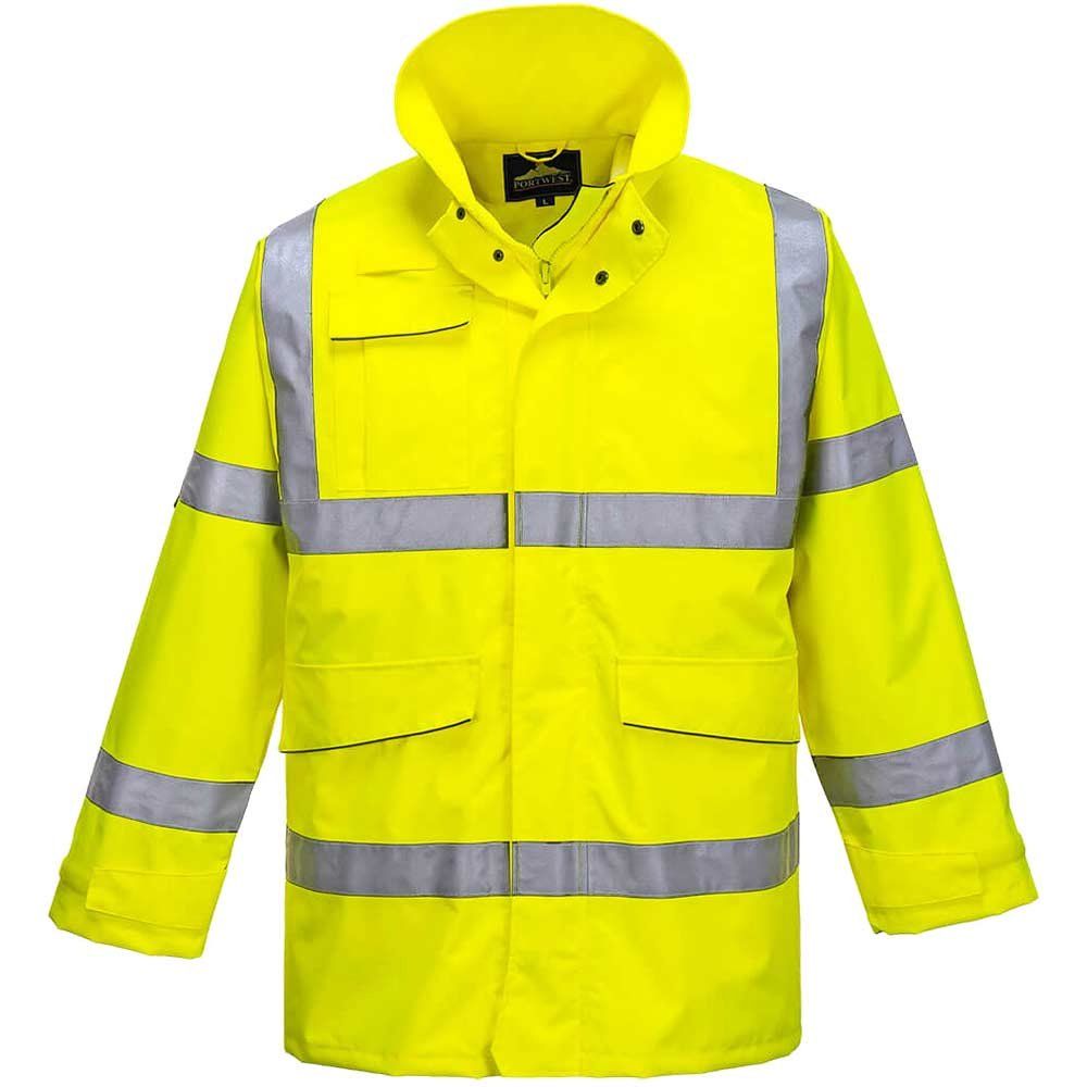 PWR Hi Vis Extreme Parka Jacket Yellow 2XL - Image 1