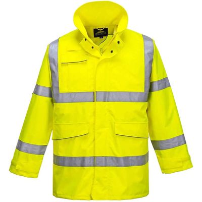 PWR Hi Vis Extreme Parka Jacket Yellow 3XL
