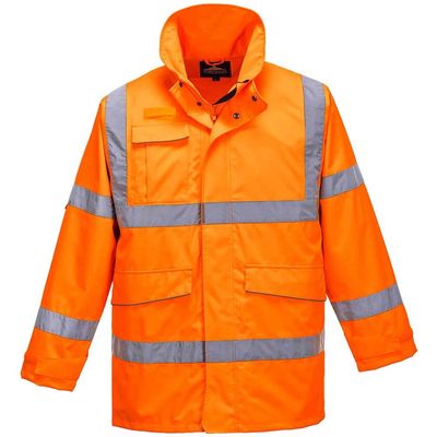 PWR Hi Vis Extreme Parka Jacket Orange M