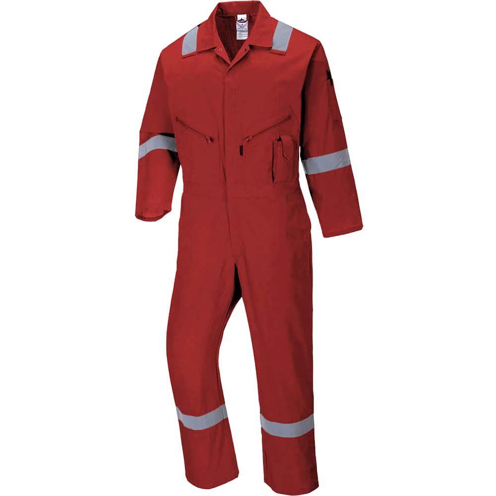 Portwest C814 Iona Cotton Coverall Red 2XL - Image 1