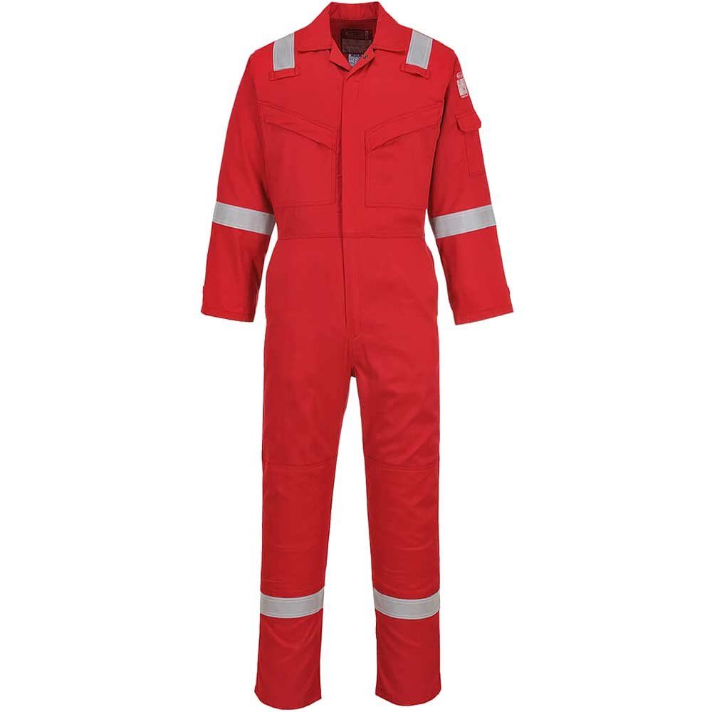 BizFlame Mens Flame Resistant Super Lightweight Antistatic Coverall - Image 1