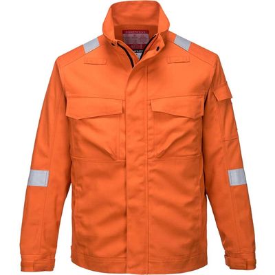 BizFlame Ultra Two Tone Flame Resistant Jacket Orange M