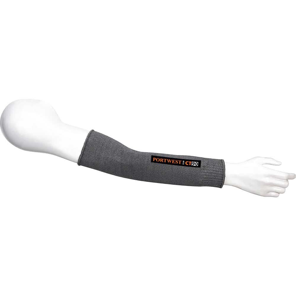 Portwest CT90 Level F Cut Resistant Sleeve 350mm Grey One Size - Image 1