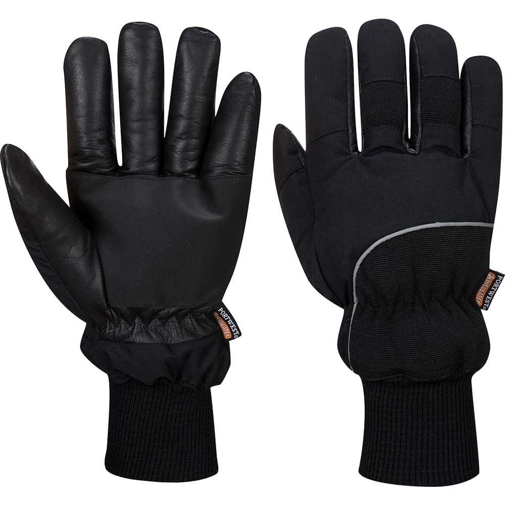 Portwest Apacha Cold Store Gloves Black XL Pack of 1 - Image 1