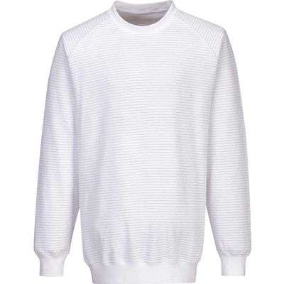 Portwest Anti Static ESD Sweatshirt White 2XL