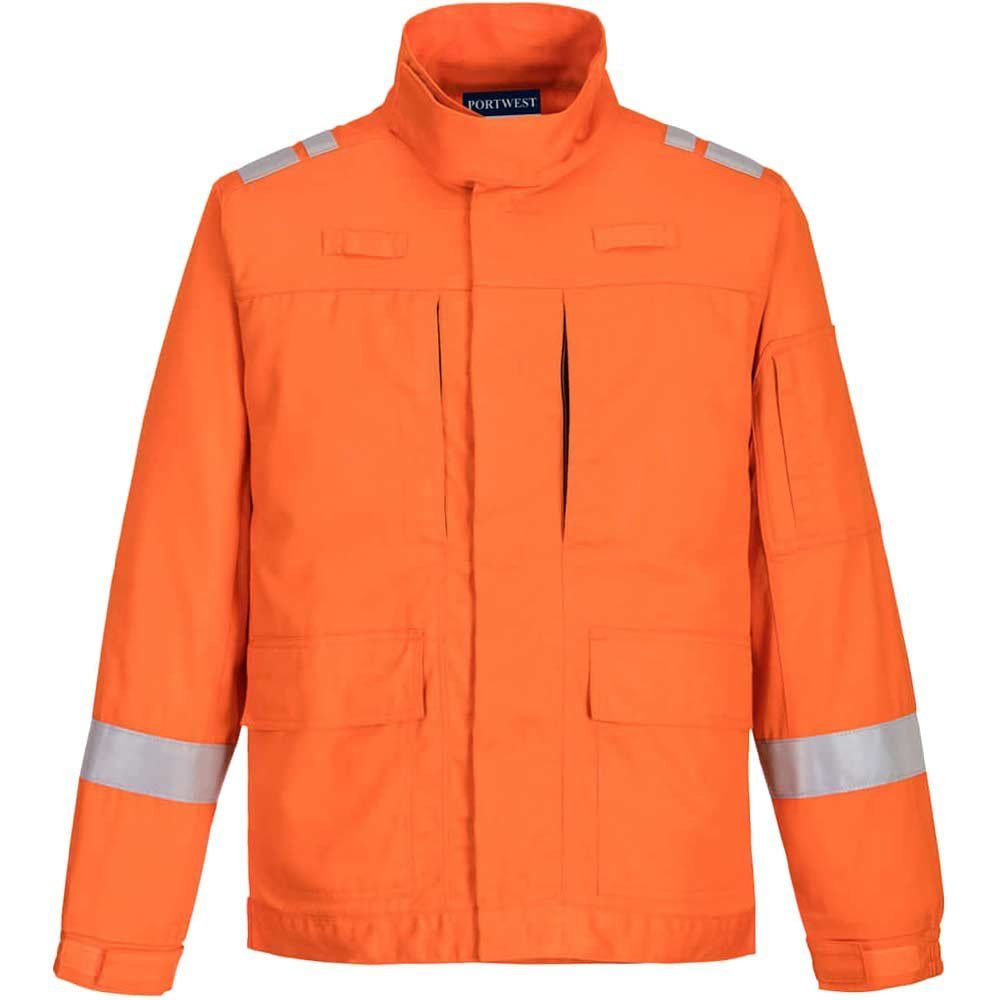 BizFlame Plus Lightweight Stretch Panelled Jacket Orange XL - Image 1