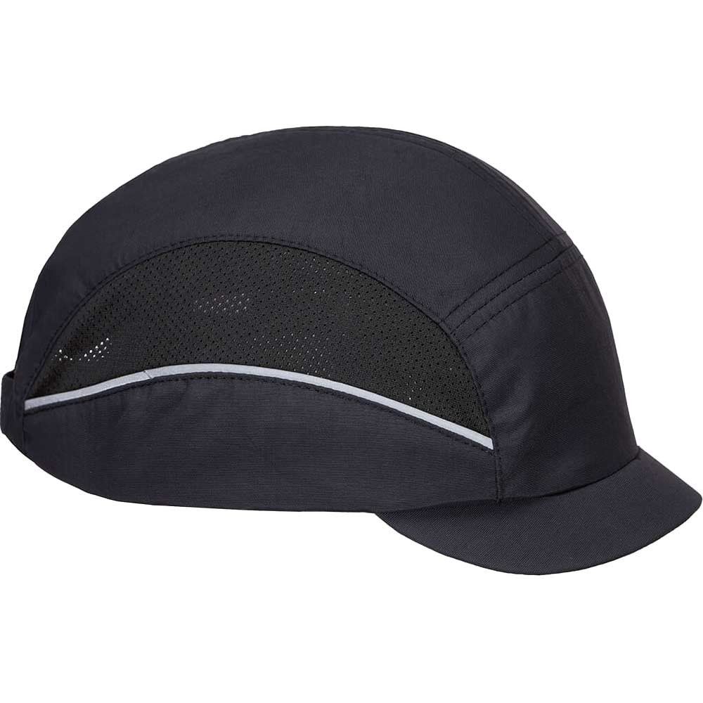 Portwest Airtech Micro Peak Bump Cap Black - Image 1