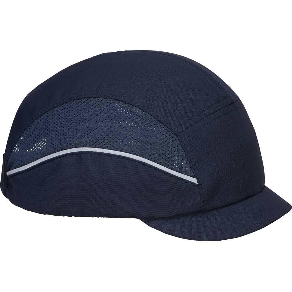 Portwest Airtech Micro Peak Bump Cap Navy Blue - Image 1