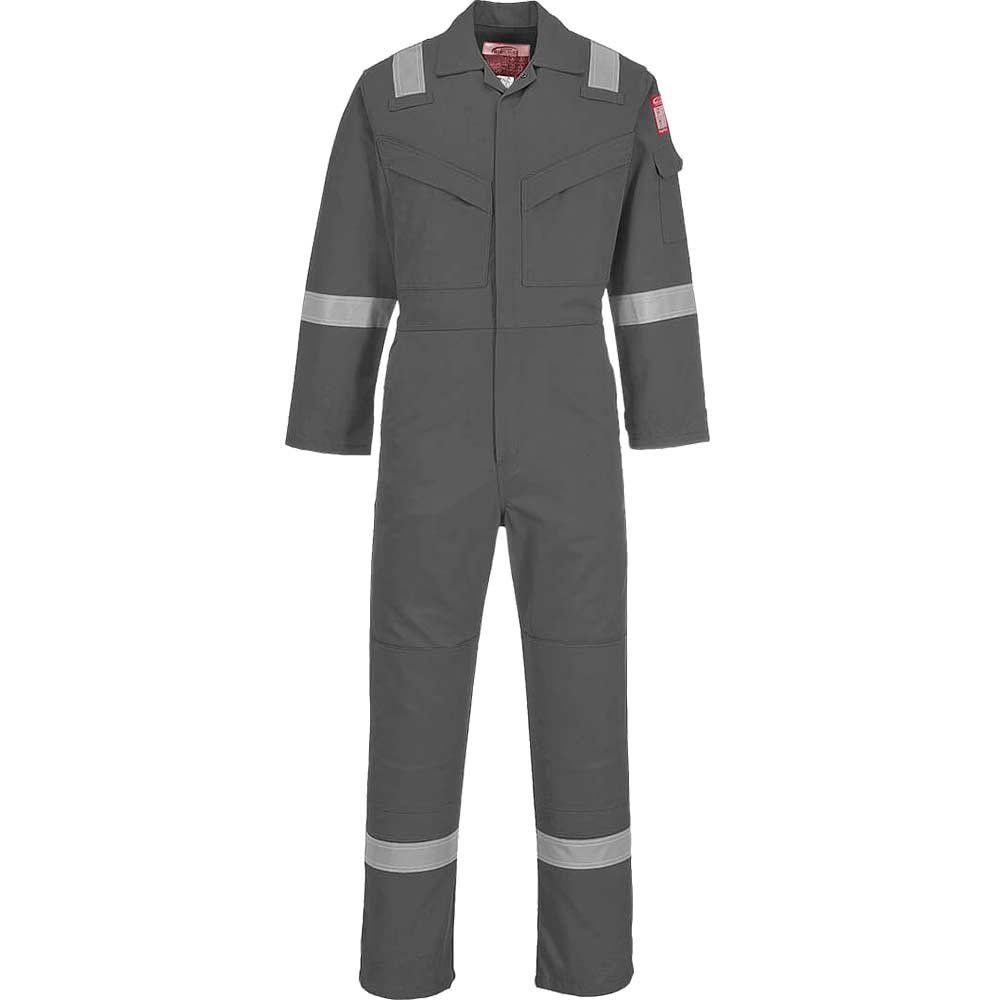BizFlame Mens Flame Resistant Super Lightweight Antistatic Coverall - Image 1