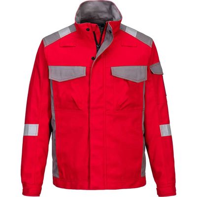 BizFlame Ultra Two Tone Flame Resistant Jacket Red L