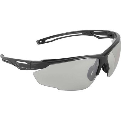 Portwest Anthracite Safety Glasses Black Mirror