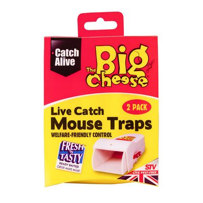 The Big Cheese Live Catch Mouse Traps 2 Pack