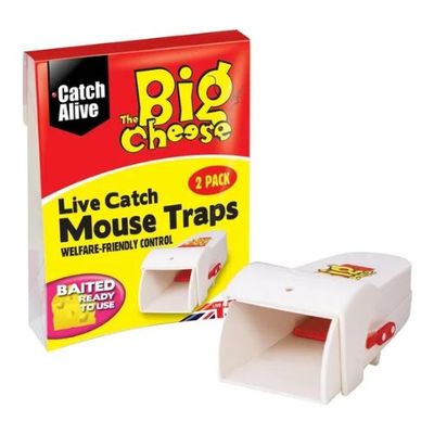 The Big Cheese Live Catch Mouse Traps 2 Pack - Thumbnail 2
