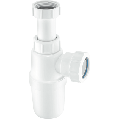 McAlpine AA10 75mm Water Seal Plastic Adjustable Inlet Bottle Trap With 1¼¿ Multifit Outlet