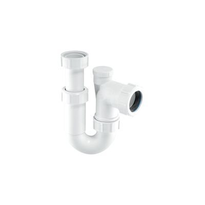 McAlpine ASA10V 1.25" Anti-Siphon Adjustable P Trap 75mm Seal - Thumbnail 2