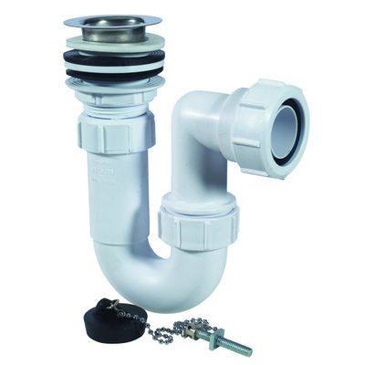McAlpine ASA10W 1 1/4 Inch Adjustable Inlet Tubular Basin Trap