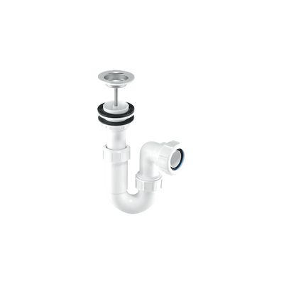 McAlpine ASA10W 1 1/4 Inch Adjustable Inlet Tubular Basin Trap - Thumbnail 2