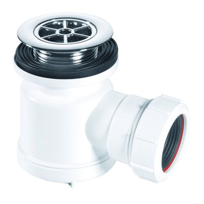 McAlpine STW3-R Chrome Shower Trap 38mm