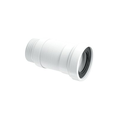 McAlpine 3½" / 90mm Straight Flexible WC Connector (Medium) Flexible Toilet Waste - Thumbnail 2
