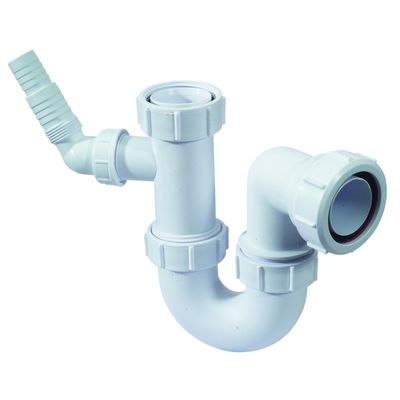 McAlpine WM14 1 1/2 Inch Sink Trap with Swivel Nozzle