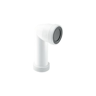 McAlpine 90DEG Bend Adjustable Length Extended Inlet Rigid WC Connector - Thumbnail 2
