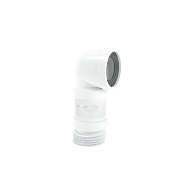 Mcalpine 90 Degree Flexible Tail WC Connector WC-CON8F - Thumbnail 2