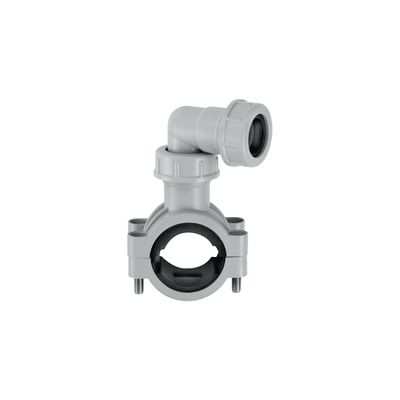 McAlpine CLAMP1gR Pipe Clamp Connector Grey - Thumbnail 2