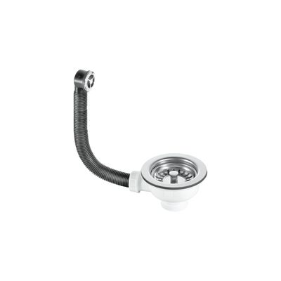McAlpine 38mm x 113mm Basket Strainer Waste & Overflow - Thumbnail 2
