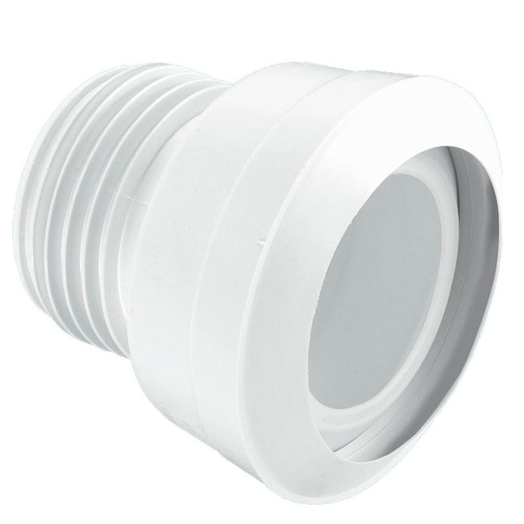 McAlpine MAC-3 97-107mm Inlet Straight MACFIT WC Connector - Grey - Image 1