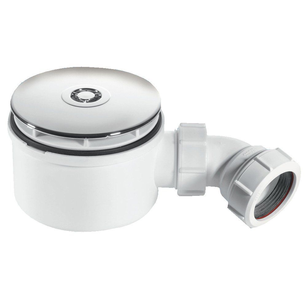 McAlpine ST90CP10-70 Shallow Shower Trap 90mm Chrome - Image 1