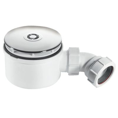 McAlpine ST90CP10-70 Shallow Shower Trap 90mm Chrome