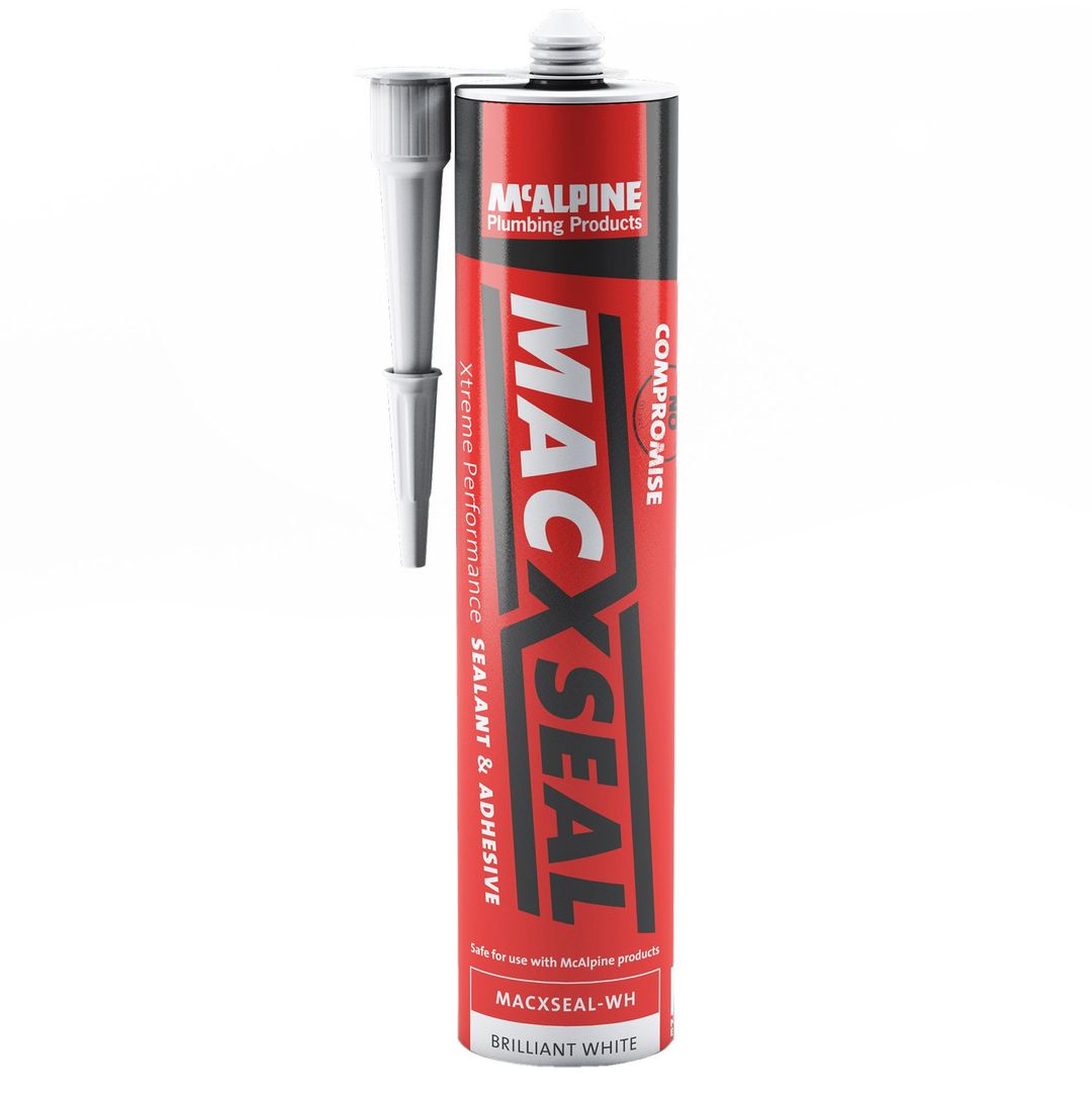 McAlpine Macxseal Sealant & Adhesive Brilliant White 290ml - Image 1