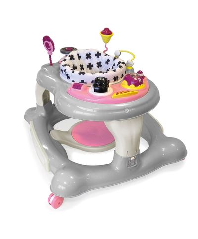 Mychild® Roundabout 4-in-1 Activity Walker, Pink Neutral