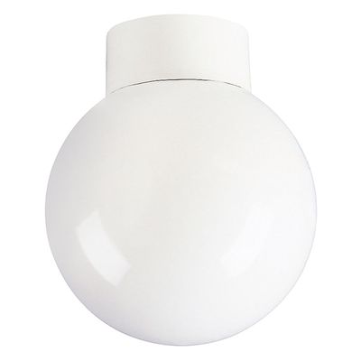 Firstlight Sphere 15cm Flush Ceiling Light Opal in White