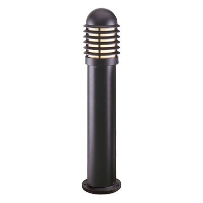 Firstlight Bollard 730mm Outdoor Post Light Opal in Black