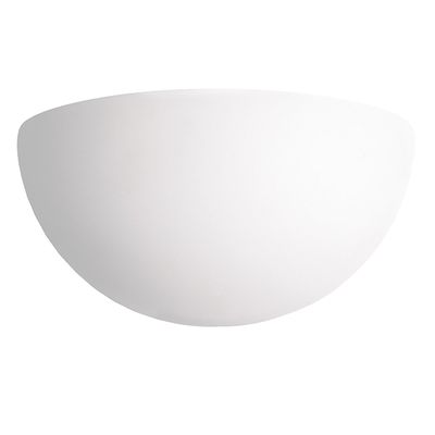 Firstlight Ceramic 250mm Wall Wall Uplighter in Unglazed